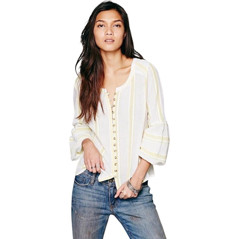 Free People Cosmic Girl Buttondown Blouse